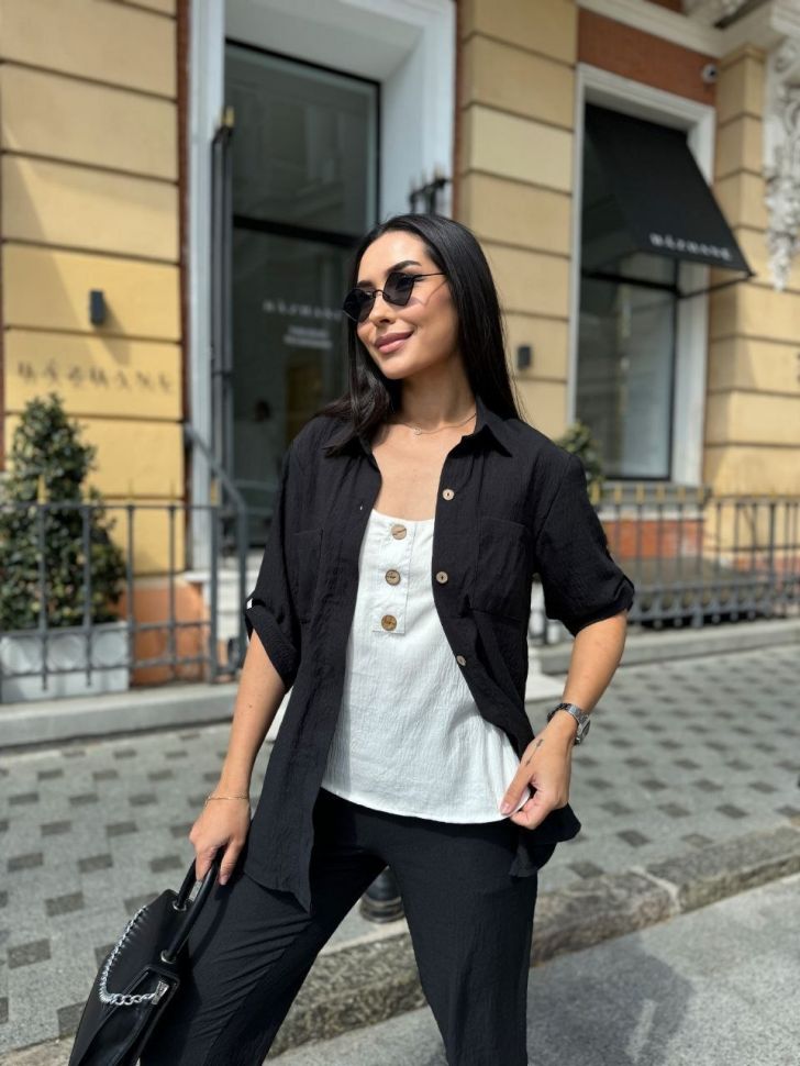 Костюм трійка Розмір: 42-44 S7047