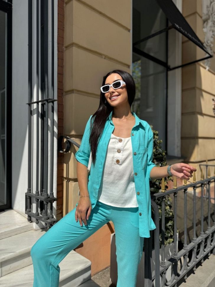 Костюм трійка Розмір: 42-44 S7047