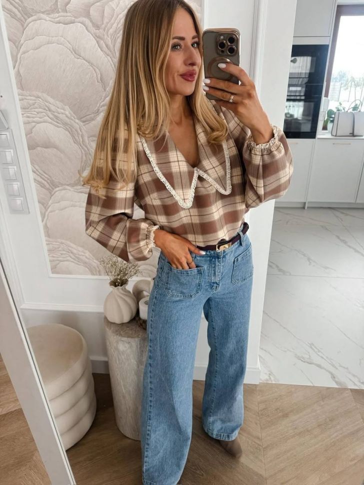 Блузка Розмір: 42-44, 46-48 S5452