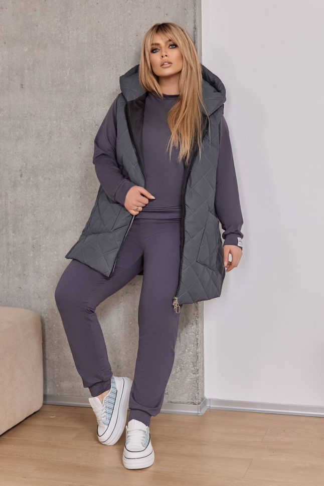 Костюм трійка Розмір: 50-52, 54-56, 58-60, 62-64 S7152