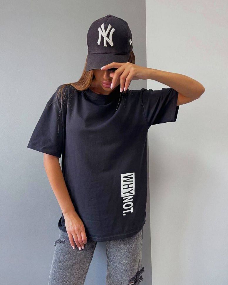 Футболка Розмір: 42-48 oversize S10756
