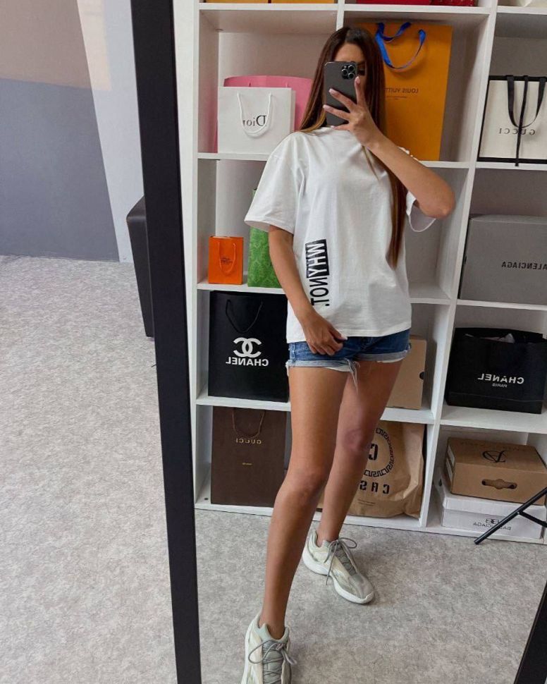 Футболка Розмір: 42-48 oversize S10756