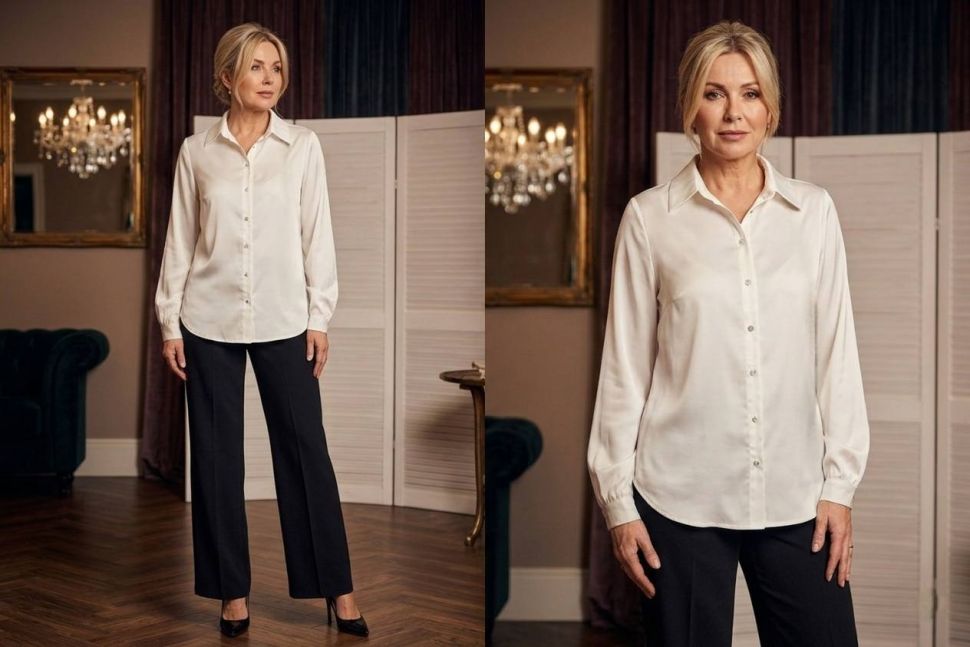 Блуза Розмір: 42-44, 44-46, 46-48 S6562