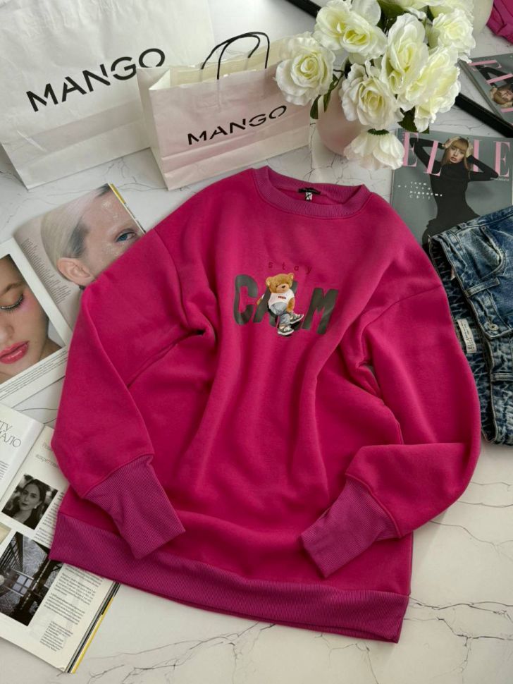 **свитшот****  “Stay Calm” — стиль та комфорт у кожній деталі! ✨ S3482