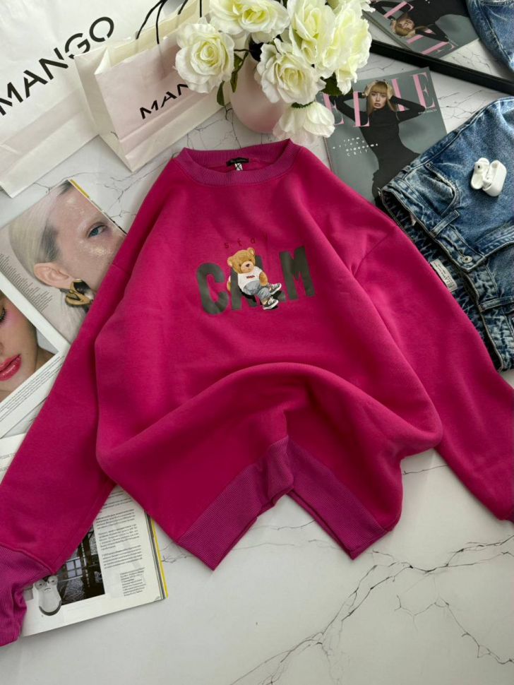 **свитшот****  “Stay Calm” — стиль та комфорт у кожній деталі! ✨ S3482