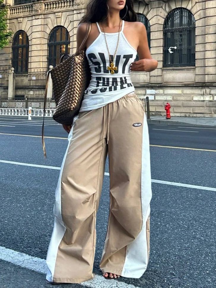 Штани Розмір: 42-48 Oversize S6781