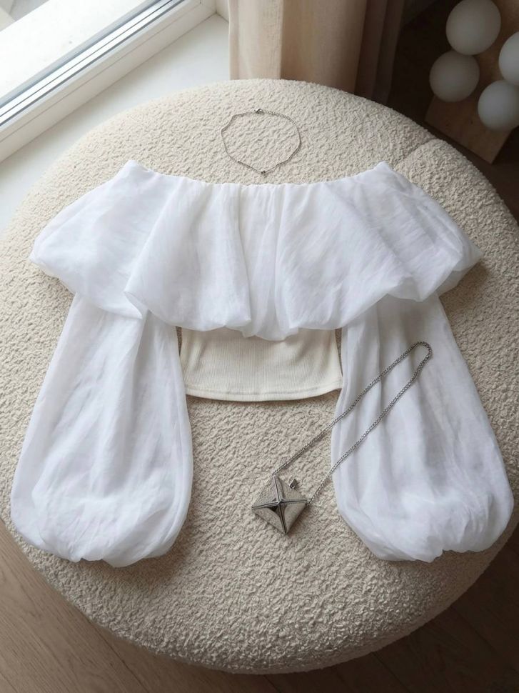 Блузка Розмір: 42-46 Oversize S8483