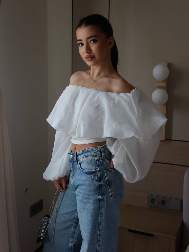 Блузка Розмір: 42-46 Oversize S8483
