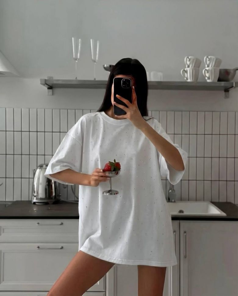 Футболка Розмір: oversize S8492