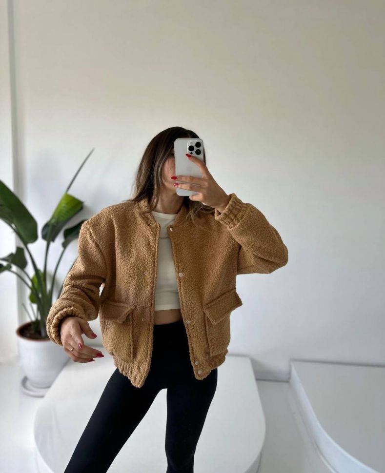 Бомбер Розмір: 42-44, 46-48, 50-52 S1593