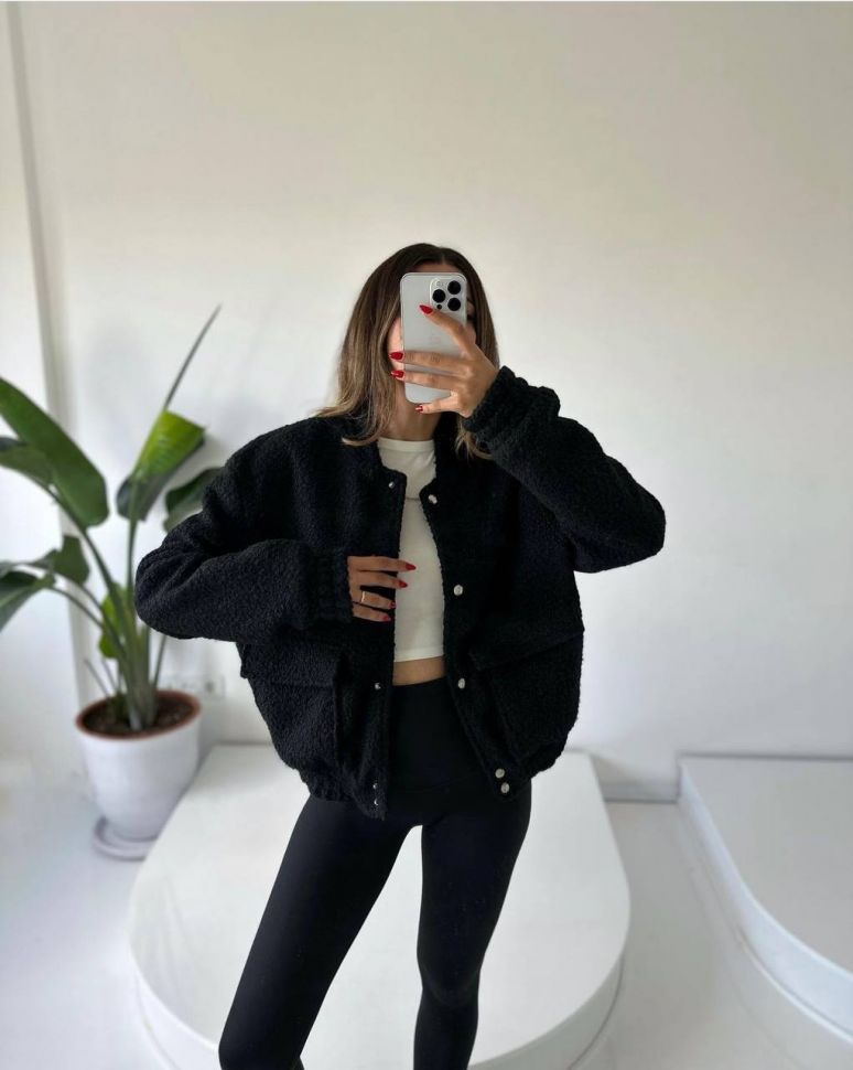 Бомбер Розмір: 42-44, 46-48, 50-52 S1593