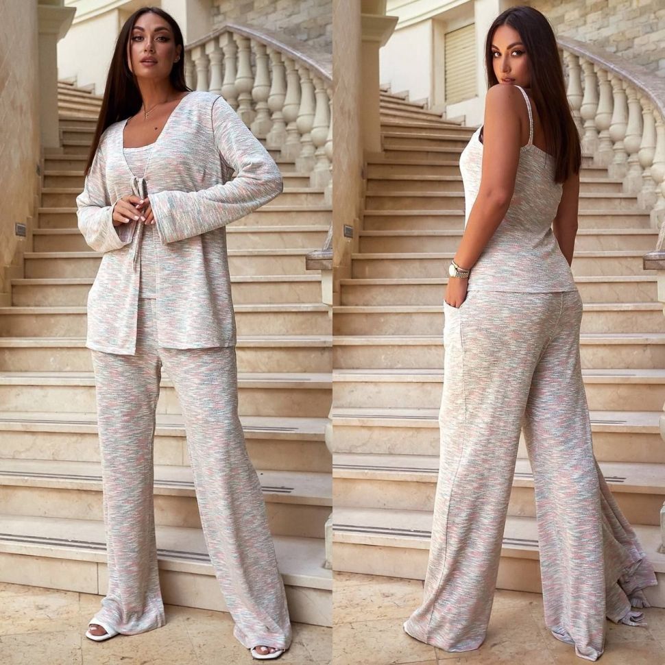 Костюм трійка Розмір: 42-44 S6392