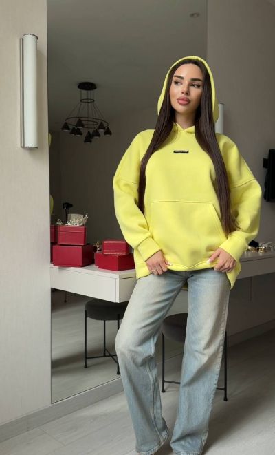 Худі Розмір: 42-48 oversized S13594