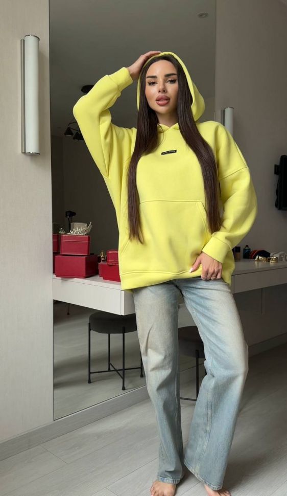 Худі Розмір: 42-48 oversized S13594