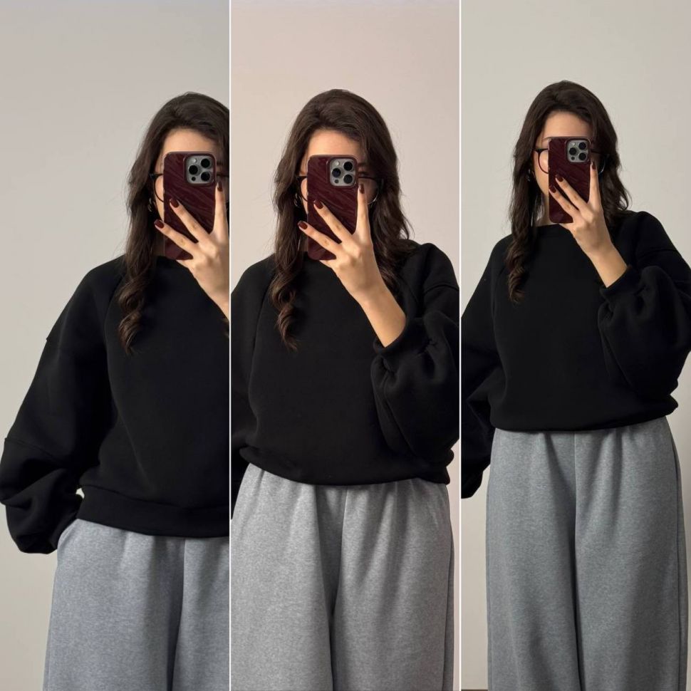 Худі Розмір: 42-48 OVERSIZE S1090