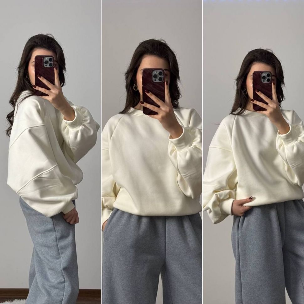 Худі Розмір: 42-48 OVERSIZE S1090