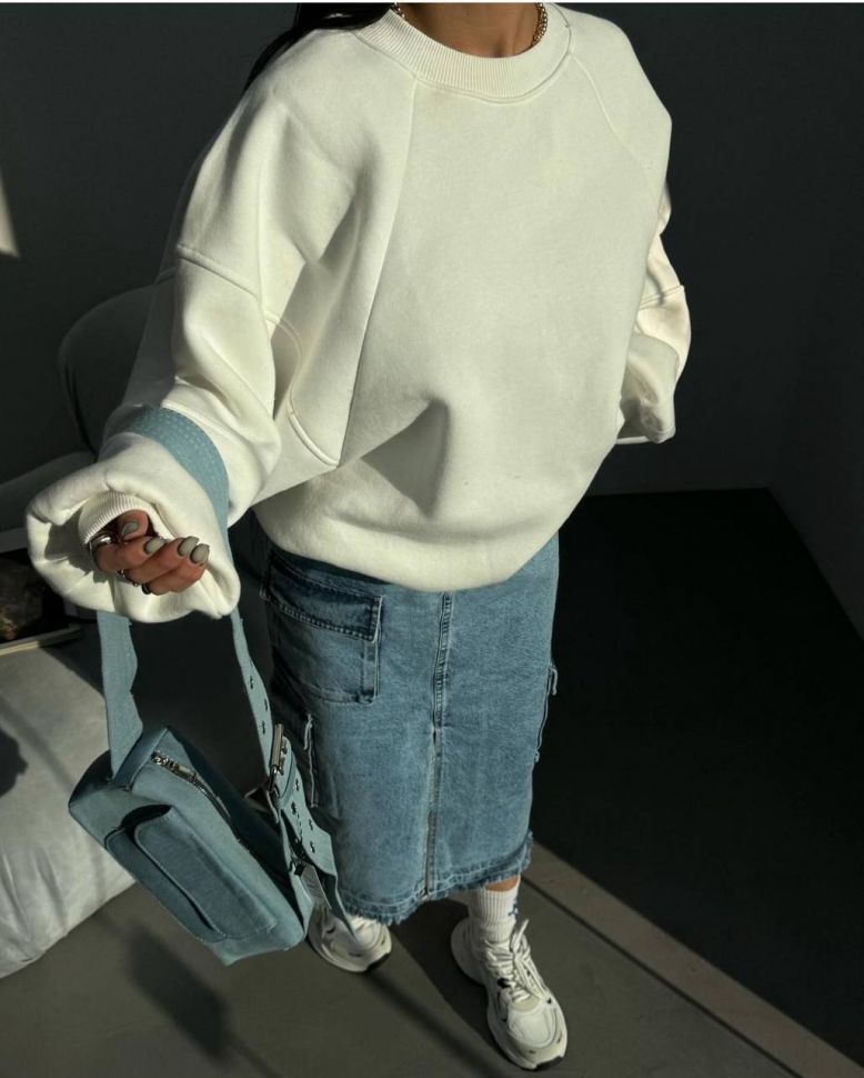 Бомбер Розмір: 42-46 Oversize S1091