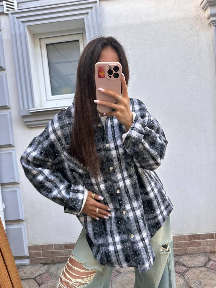 Сорочка Розмір: oversize S14002