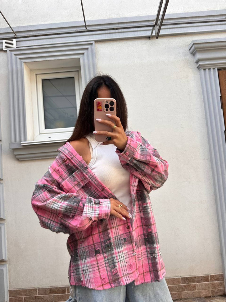 Сорочка Розмір: oversize S14003