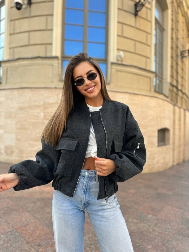 Бомбер Розмір: S-M, L-XL S4605