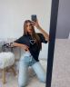 Футболка Розмір: 42-48 oversize S10808