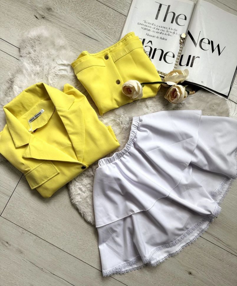 Костюм трійка Розмір: 42-44 46-48 S1407